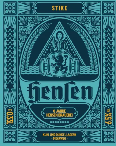 [hens14] Hensen - Stike - 6,5% alc.vol. 0,33l - Altbier